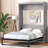 Gray Full Size Bed With Cabinet Storage - & Space Saving Solution Space Cabinet, Stable Frame User-