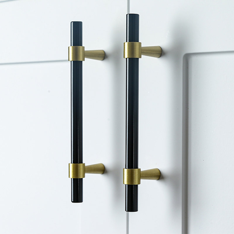 Bar/Handle Pull, Black, 8 7/8"