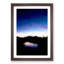 Crescent Moon Above a Lake in Abstract - Picture Frame Graphic Art Print-55682734-55682733