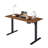 Electric Standing Desk, 48x24 Inches Adjustable Height Sit Stand Desk with 3 Preset Buttons, Dark Walnut Ergonomic Home Office Desk