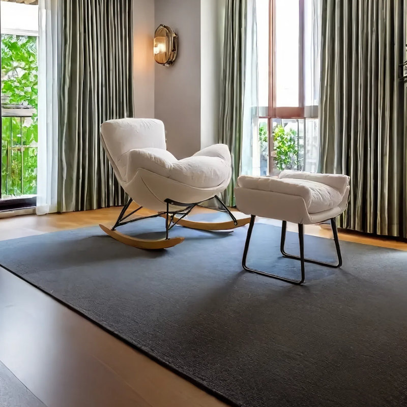 Chaise berçante de qualité pour les loisirs, Blanc