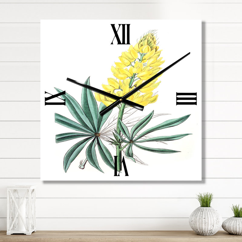 Horloge murale fleur I, Petit