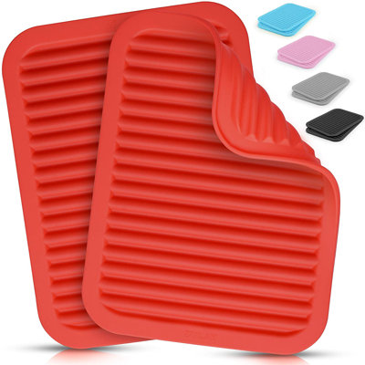 Silicone 2 Piece Trivet Set