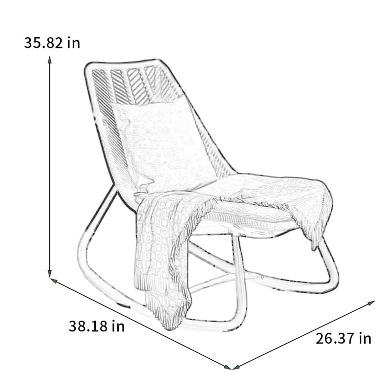 Chaise berçante sécuritaire et confortable