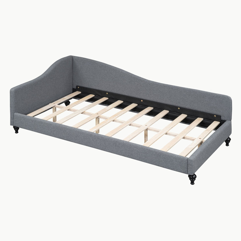 Upholstered Corner Daybed, Twin, Gray 1