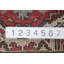 Tapis de vestibule oriental géométrique 2x3