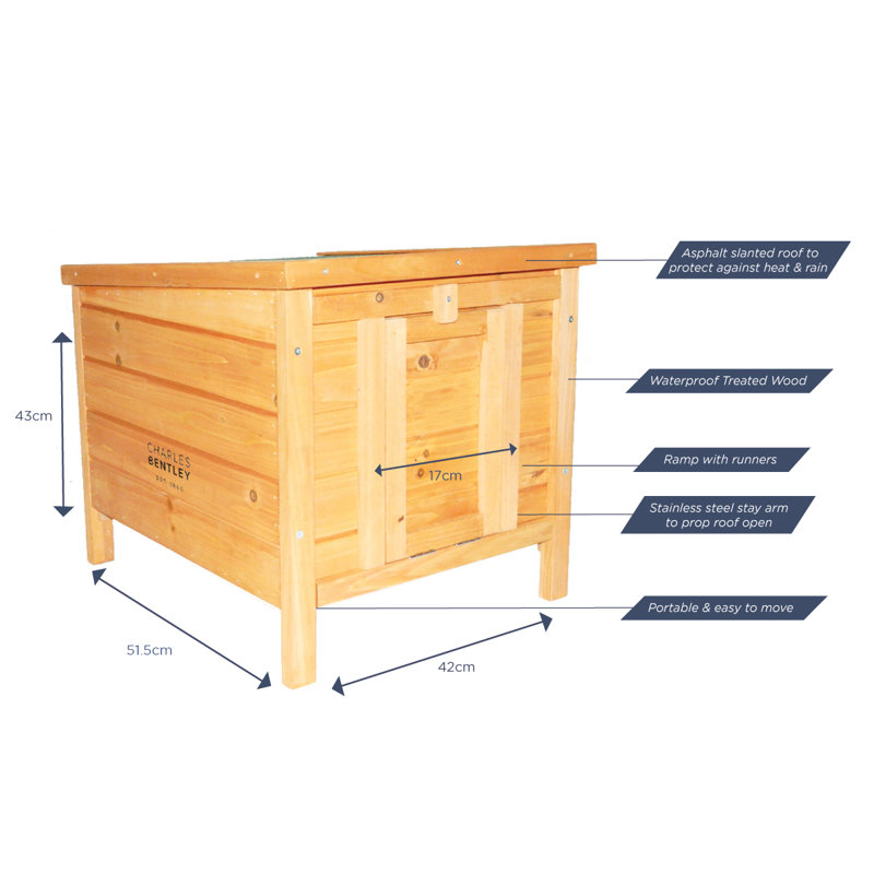 Plattsmouth Weather Resistant Rabbit Hutch