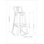 Rayne - Tabouret de bar en métal 30 po (ensemble de 2) - Gris