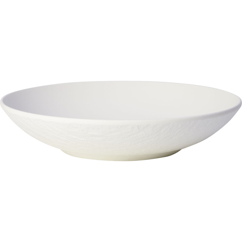 Villeroy & Boch Manufacture Rock 14.5 oz Pasta Bowl, White