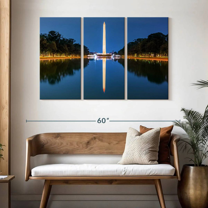 Lilie Washington Monument Reflection, 32" H x 50" W