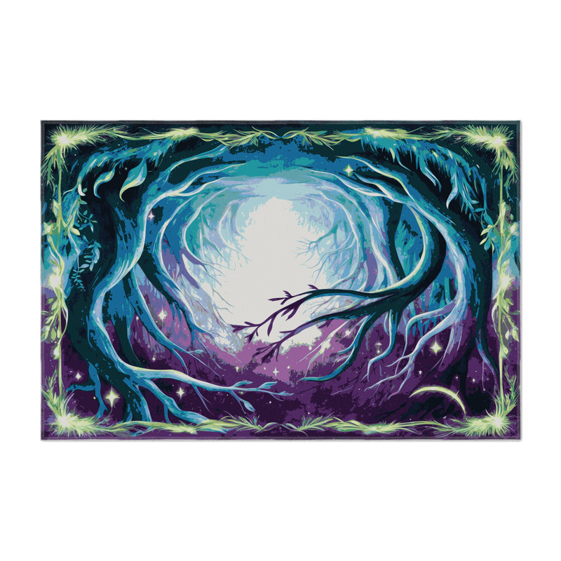 Enchanted Canopy Indoor And Outdoor Area Rug, Rectangle 9' x 12'
