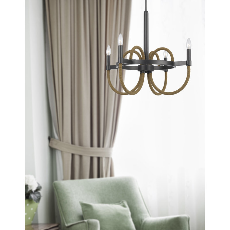 Lustre 4 lumières Rowland