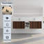 Meuble-lavabo 72 po à fermeture en douceur avec lavabo-1646115441