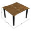 Table de salle à manger extensible en bois Joplin-856264452