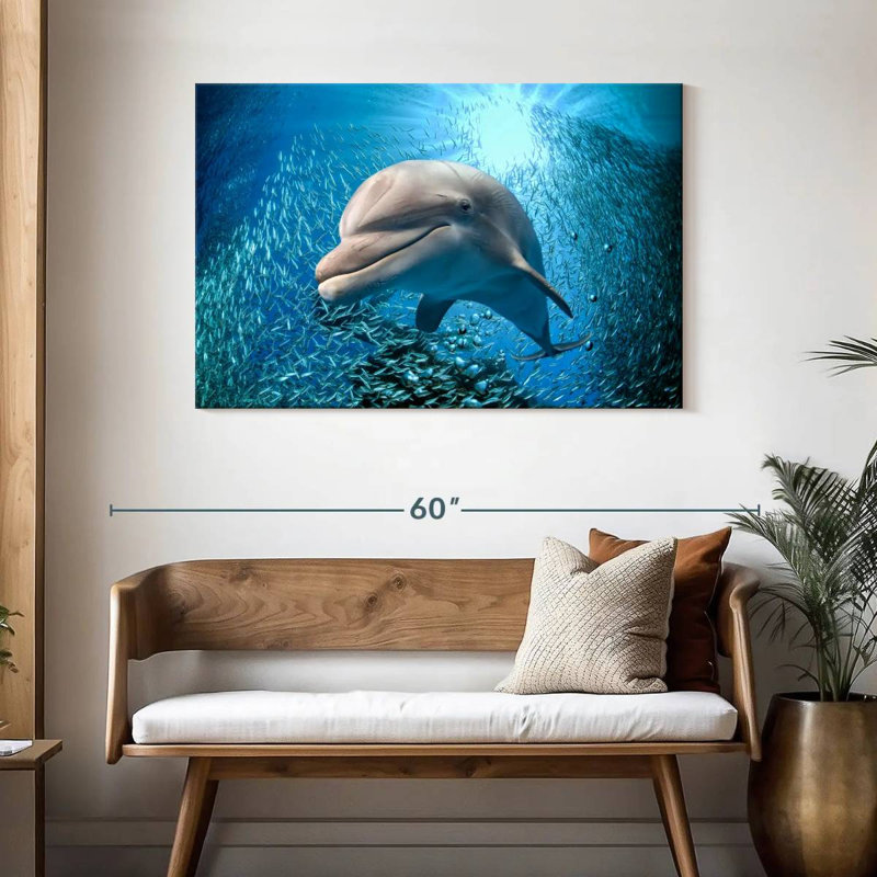 Brampt Dolphin Close Up, 30" H x 45" W