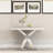 46.85" Console Tables For Entryway With Luxury Mirrored Double X-base-103173092-110799428