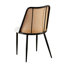 4 chaises de salle à manger - structure en métal avec revêtement en tissu bouclé moderne pour le bureau à domicile avec structure rembourrée-388370176