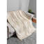 Jeté de luxe à motif de cactus - Beige