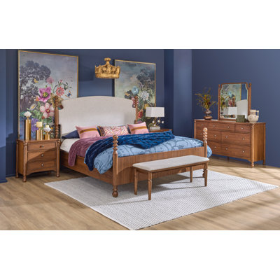 Camellia King Upholstered Bed