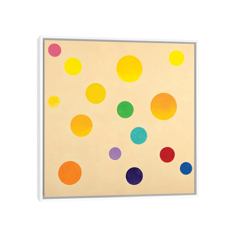 Upon The Sun Kissed Earth by Yolanda Fernandez-Shebeko - Painting on Canvas, 66.04 cm H x 66.04 cm W, White Floater Frame