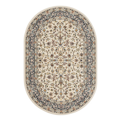 Jackson Oriental Ivory/Blue Area Rug