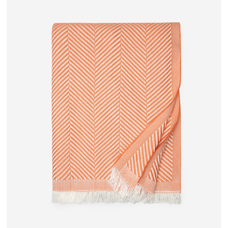 Costa Throw Blanket, Peach