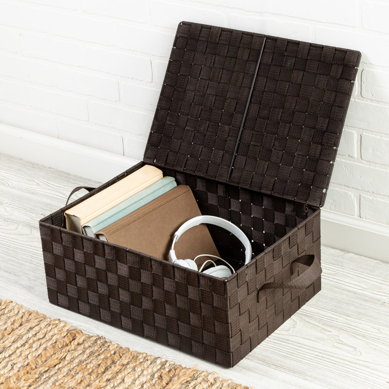 Boîte en tissu Wayfair Basics® Aaron, Espresso