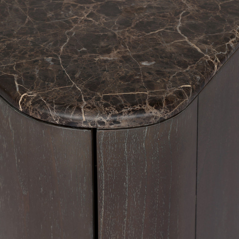 BOA Nightstand, Espresso Mindi Veneer