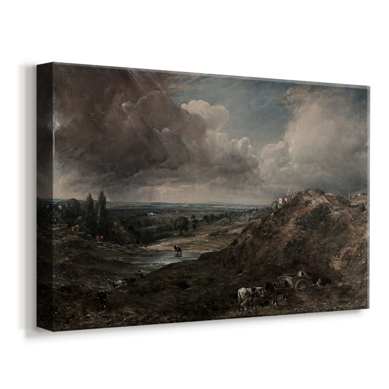 Branch Hill Pond, Hampstead Heath-John Constable-Gallery Wrapped Canvas-c. 1824–1828, 12 x 18