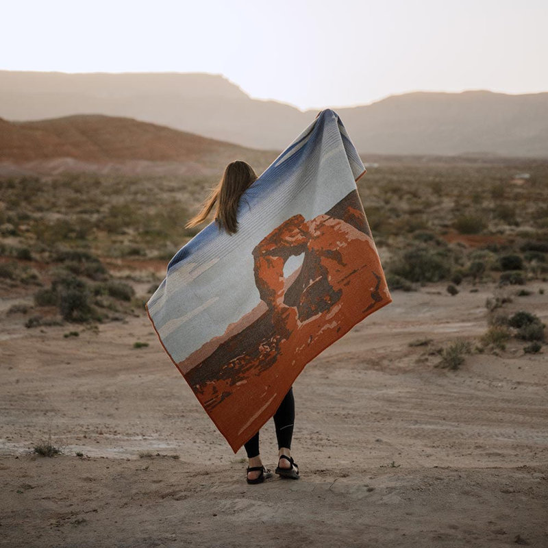 Arches National Park Wool Throw