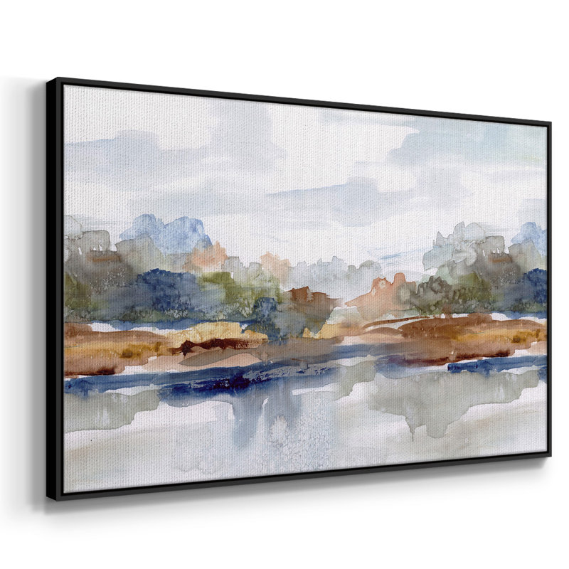 Toile tendue avec cadre High High Sierra, Noir, H 25 po x l 37 po x P 2 po
