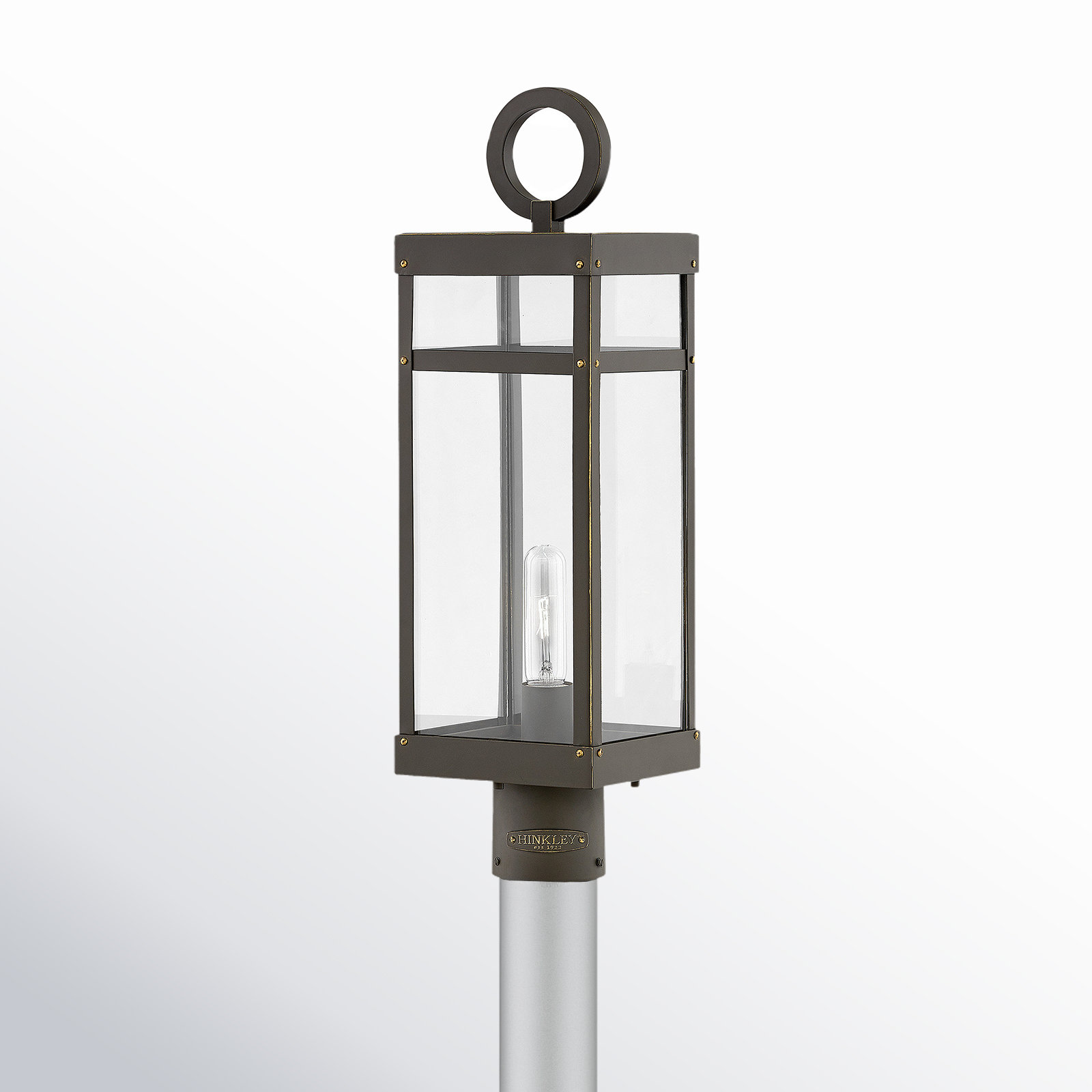 Martel Transparent Outdoor Lantern Head, Oil Rubbed Bronze