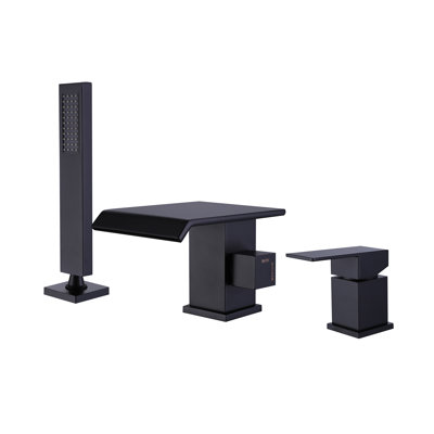1 Handle Deck Waterfall Faucet with Diverter