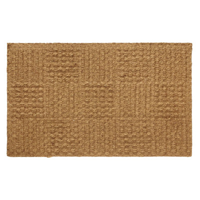 Paillasson intérieur en damier 30 po x 18 po Coir