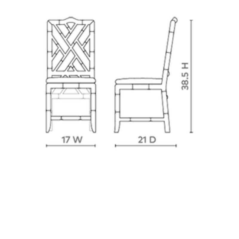 Hampton Dining Chair, Gray