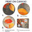Ikem Orange Autumn Leaves IV - feuilles, art mural-1006075615-1006075602-1006075609