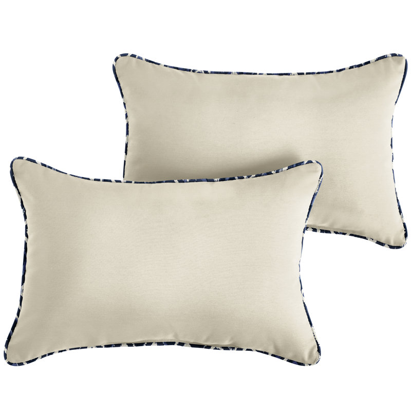  Housse et insert de coussin d'extérieur pour l'extérieur, 12 po x 18 po