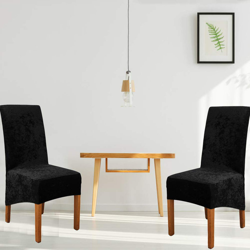 Dining Chair Slipcover, Black