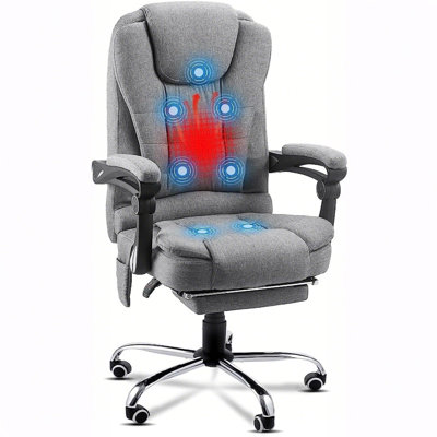 Massage Office Chair With Heat And 7 Points Vibration Points