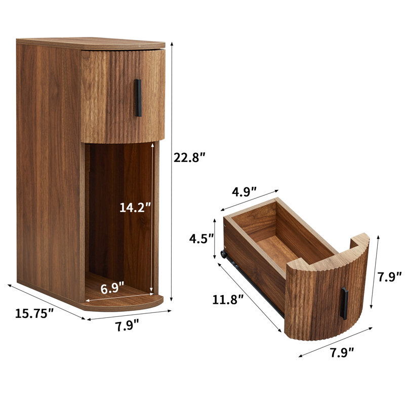 Narrow Nightstand