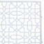 Écran d'intimité extérieur et intérieur en métal H 76 po x l 48 po, écran d'intimité décoratif autoportant pour terrasse de balcon de terrasse, panneaux de clôture d'intimité pour jardin extérieur PS106 blanc-1795472968