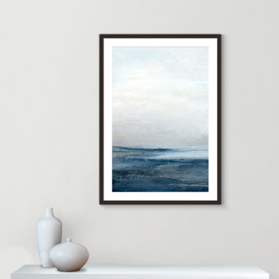 «Calm Ocean Under Cloudy Sky I» par 