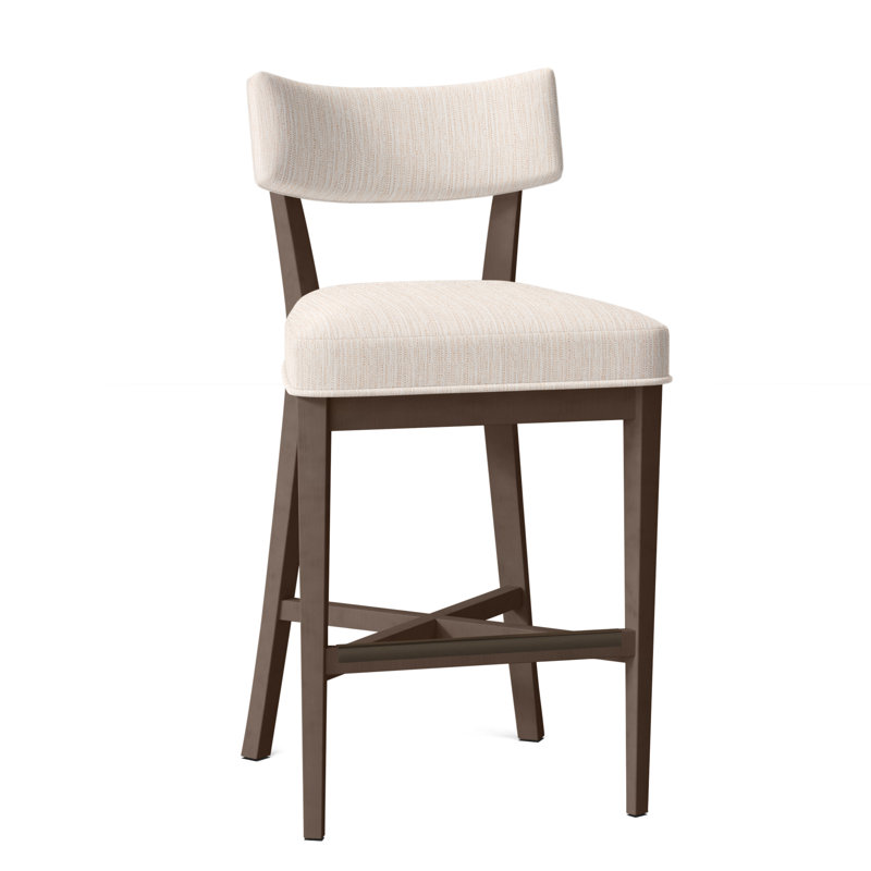 Tabouret de bar 29,5 po Juliet, Perigold Poros coquille d'œuf, Noisette, Tabouret de bar (siège d'une hauteur de 29,5 po)