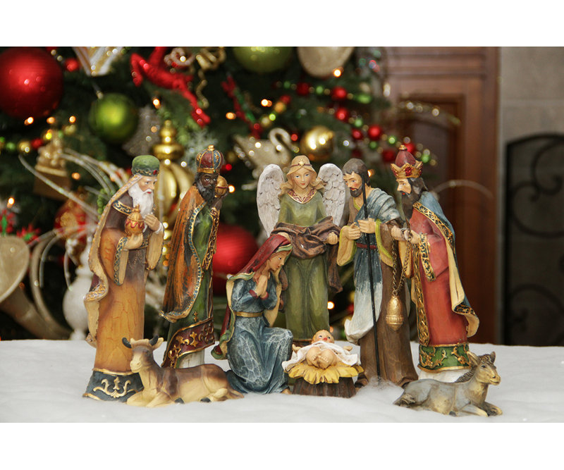 Ensemble de 9 figurines de Noël 9 pi