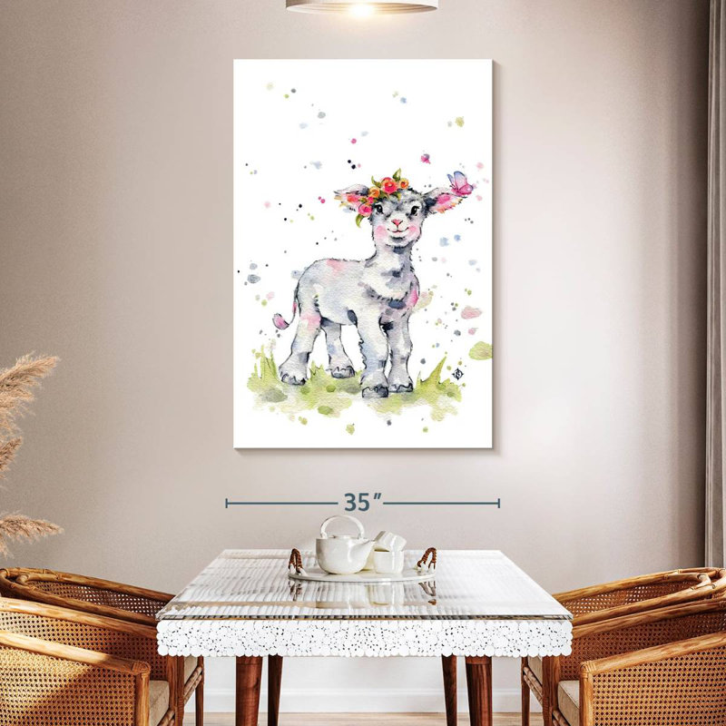 Sweet Lamb, 51" H x 34" W