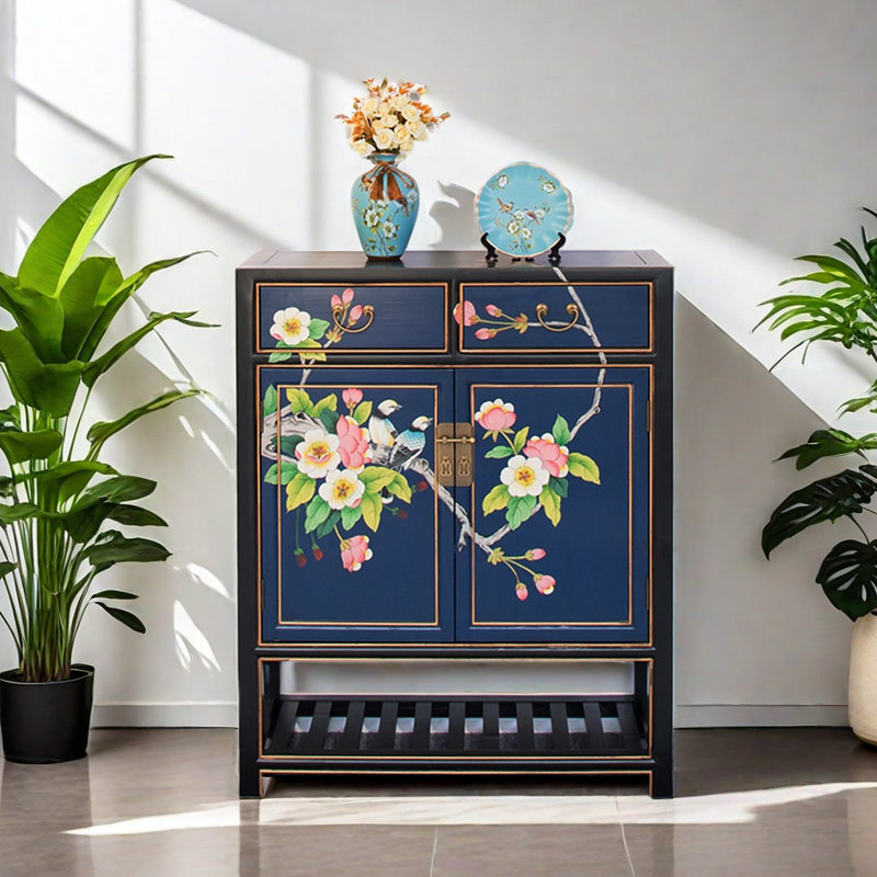 Armoire à chaussures en bois massif 16 pièces