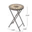 Table de bout en argent