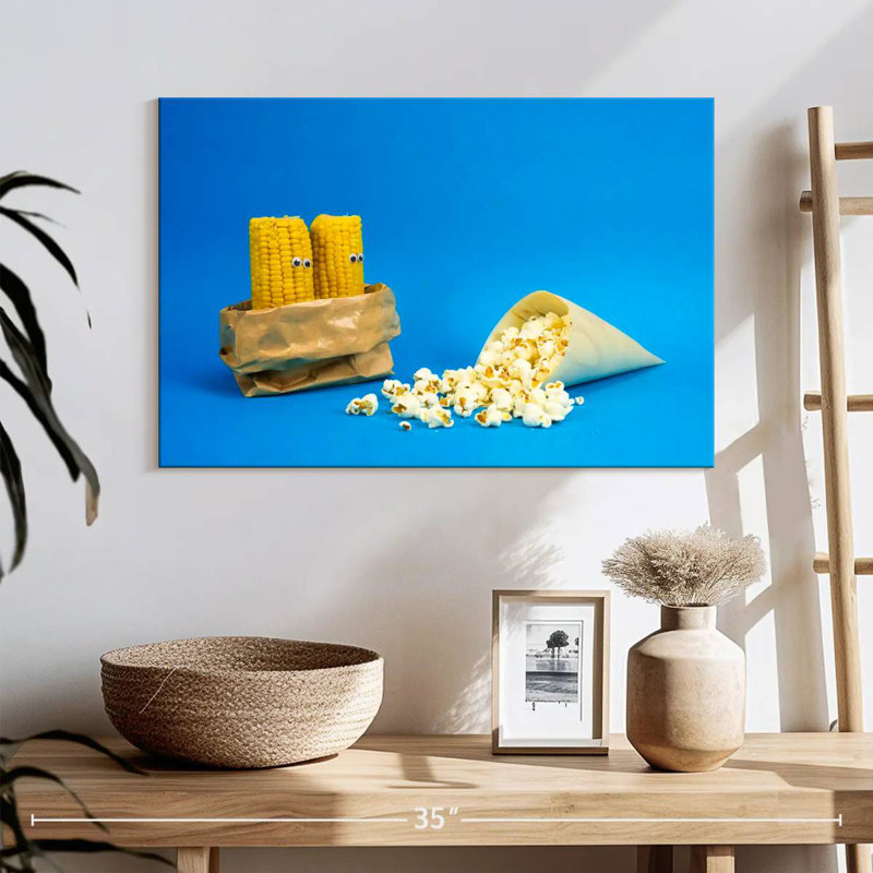 Corncobs And Popcorn