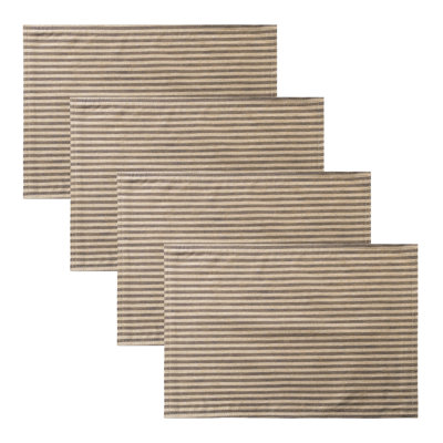 100% Linen Striped Placemat