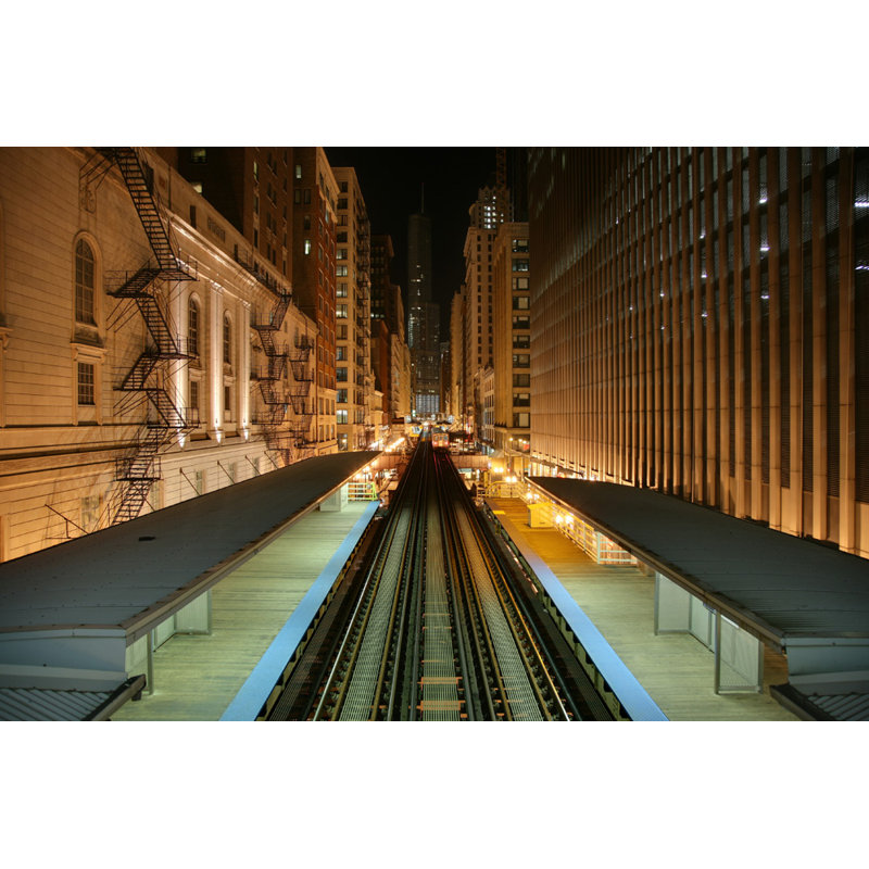 Chicago L Station, Adams et Wabash, H 16 po x l 24 po